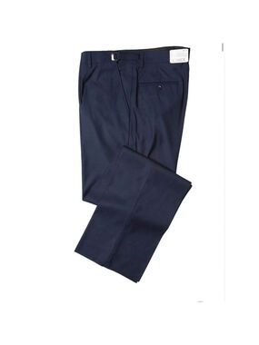 Navy Tuxedo Suit Pants Cardi International 36 37 38 Adjustable Wasit
